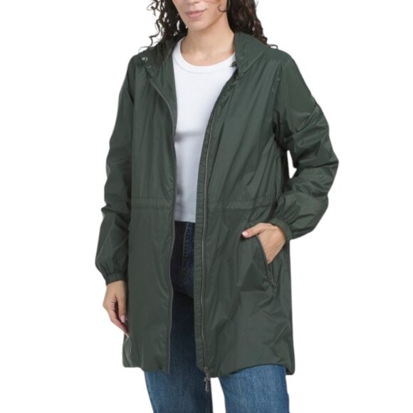 SAVE THE DUCK Hooded Rain Coat - Picture 1 of 2
